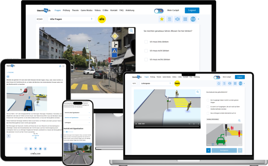 theorie24 - auf allen Geräten nutzen, immer kompatibel